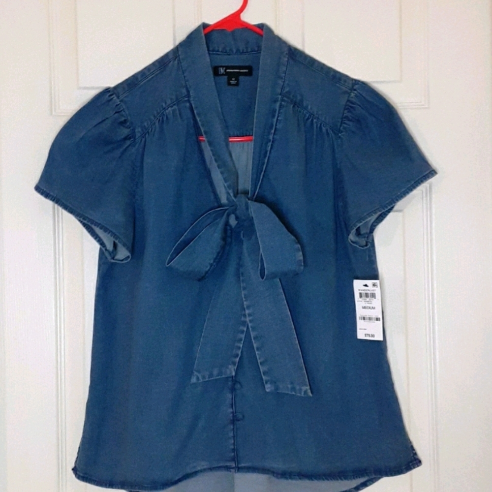Interntional Concepts Denim blouse